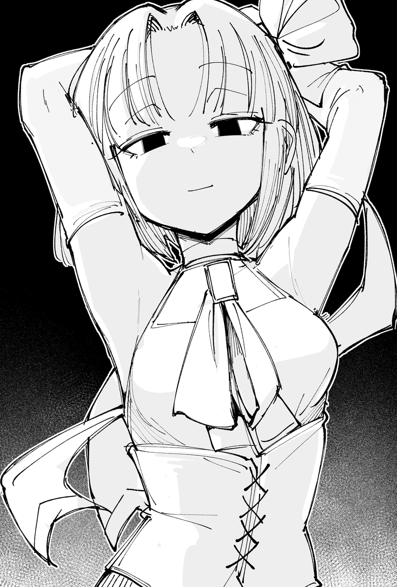 This is a pixiv picture whose title is 「・・・」.