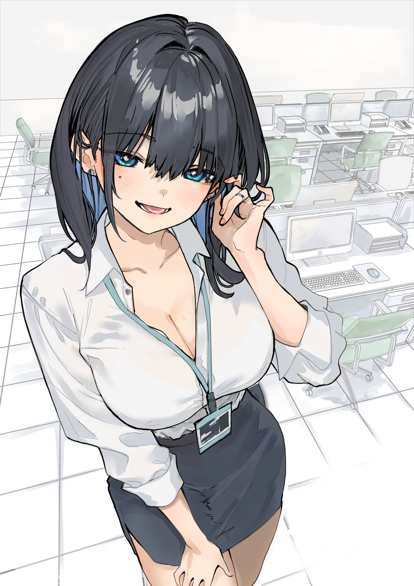 This is a pixiv picture whose title is エリート同期ちゃん.