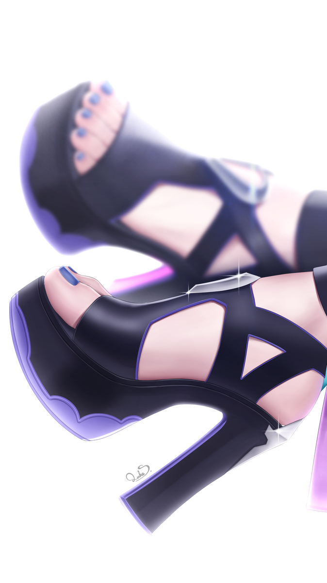 This is a pixiv picture whose title is Vivian, Iris of the shore heels.