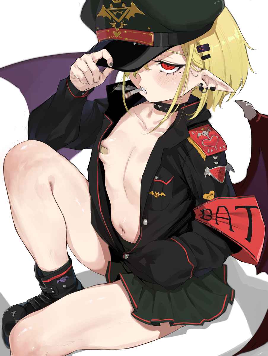 This is a pixiv picture whose title is OC 🦇.