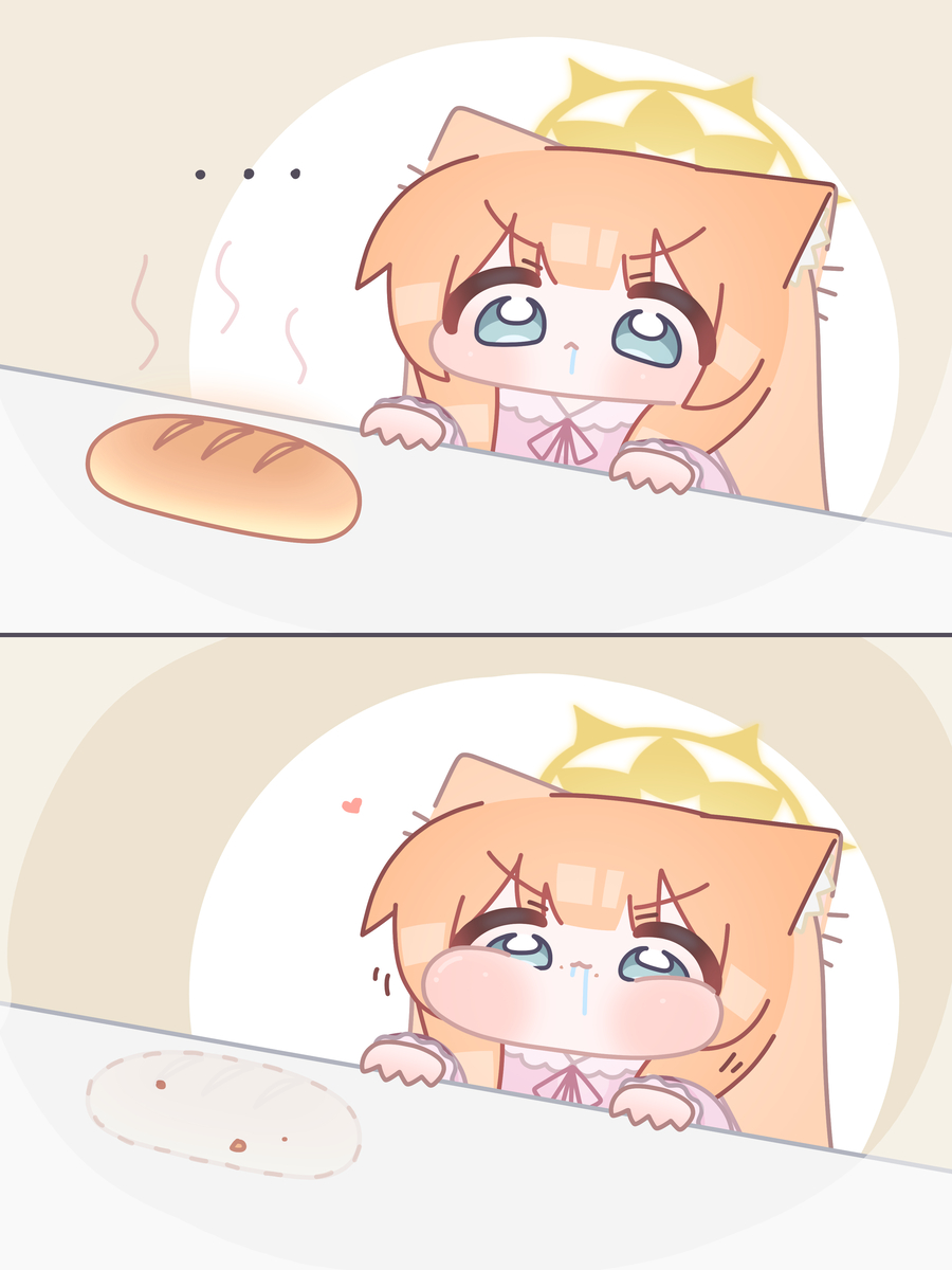 This is a pixiv picture whose title is bread.