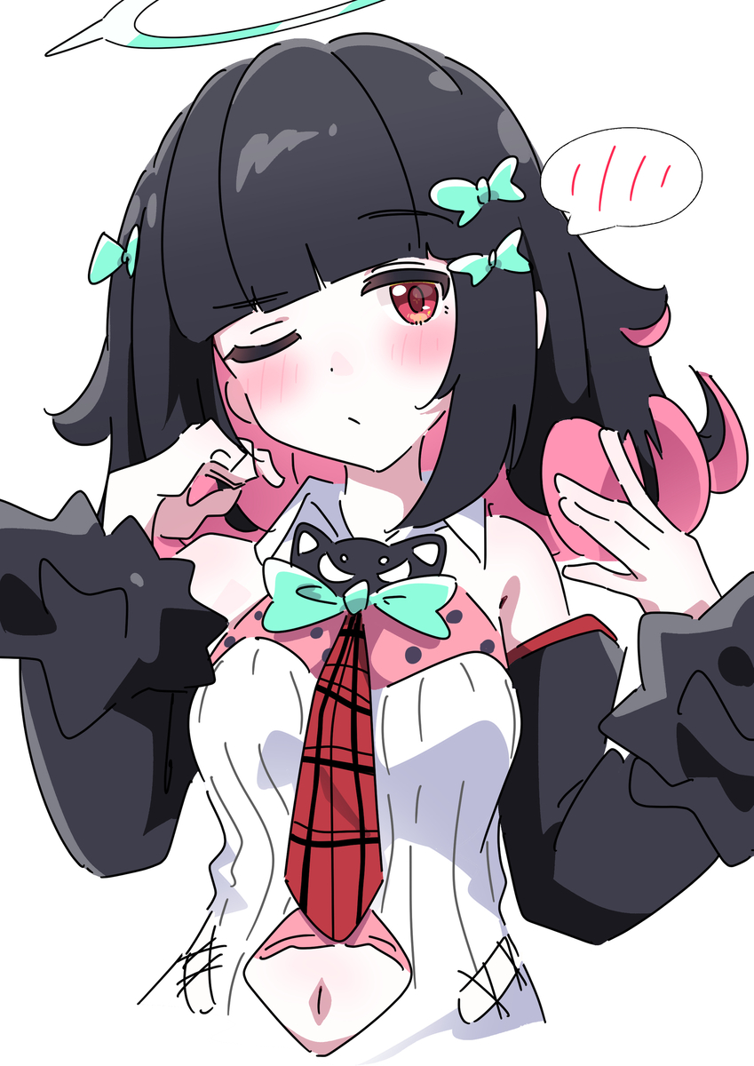 This is a pixiv picture whose title is ちょっと暑くない？.