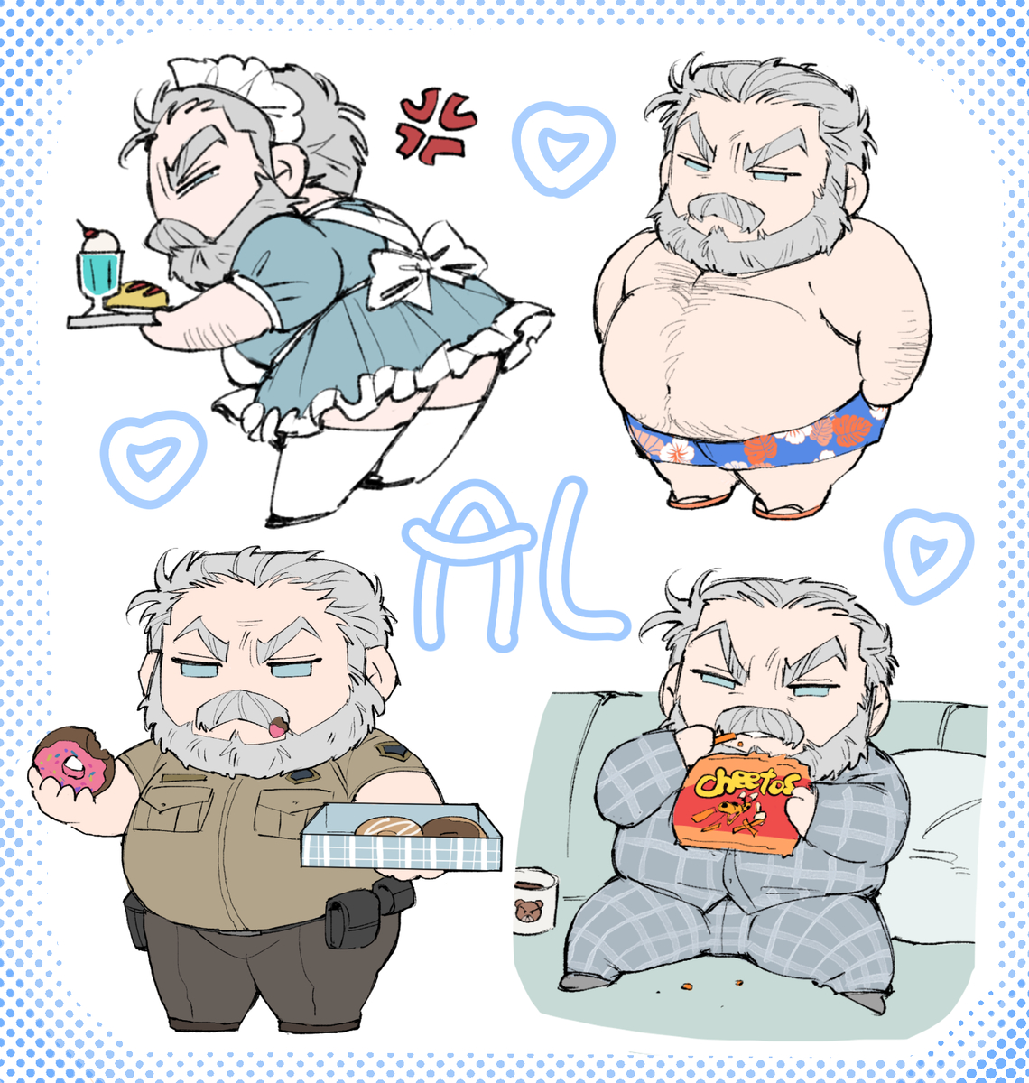 This is a pixiv picture whose title is デフォルメアルとか.