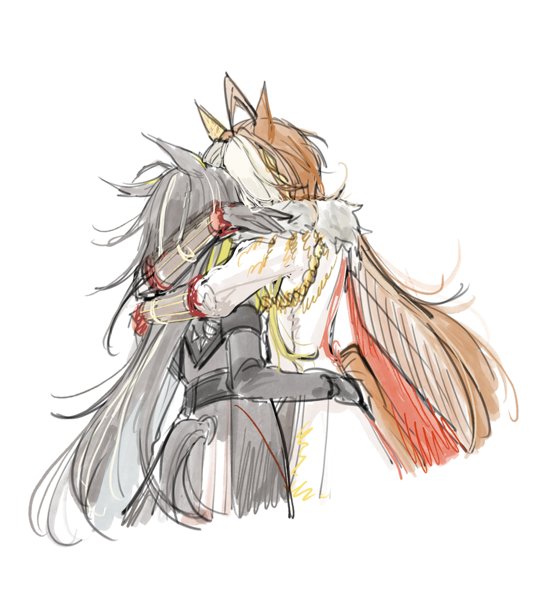 This is a pixiv picture whose title is 낙서들.