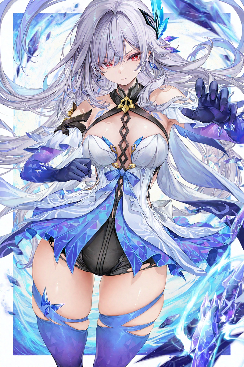 This is a pixiv picture whose title is スカーク ❄️.