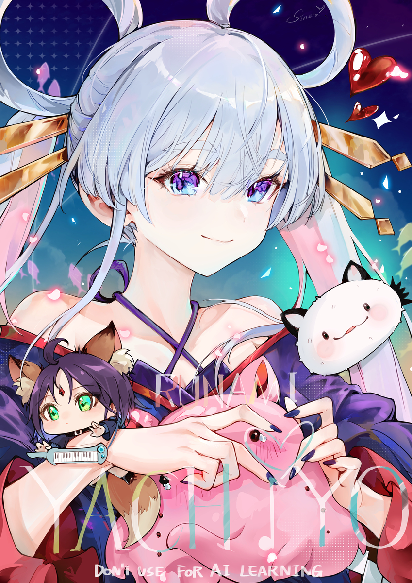 This is a pixiv picture whose title is 月見ヤチヨ.