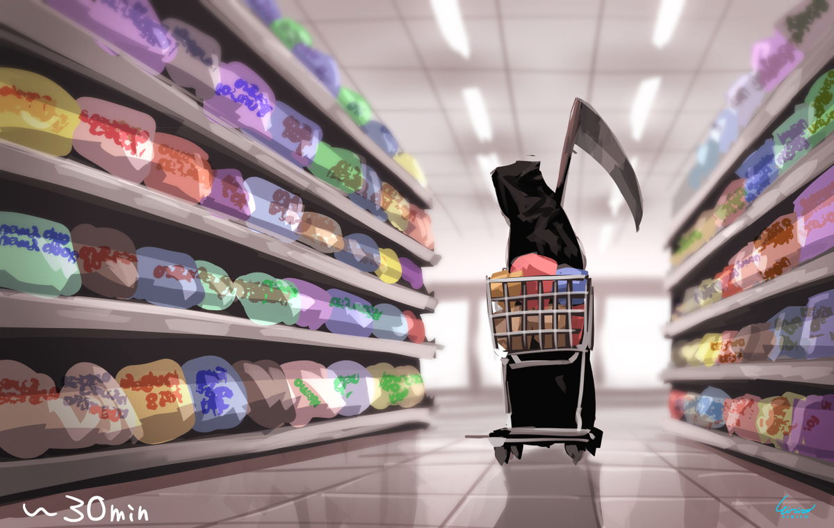 This is a pixiv picture whose title is スピードペイント4.