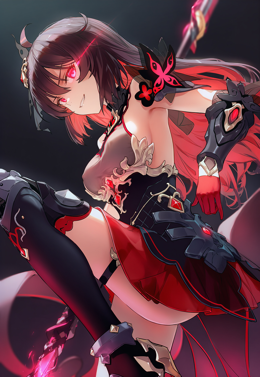 This is a pixiv picture whose title is 黑希.