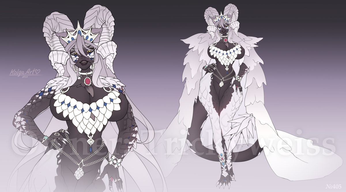 This is a pixiv picture whose title is The Platinum Kulve Taroth.