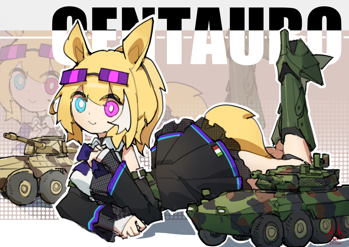 This is a pixiv picture whose title is 半人马.