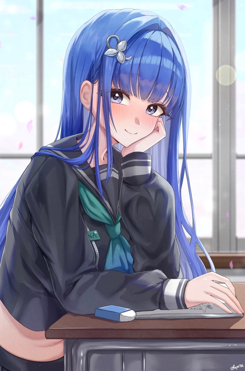 This is a pixiv picture whose title is アルカナ💙.