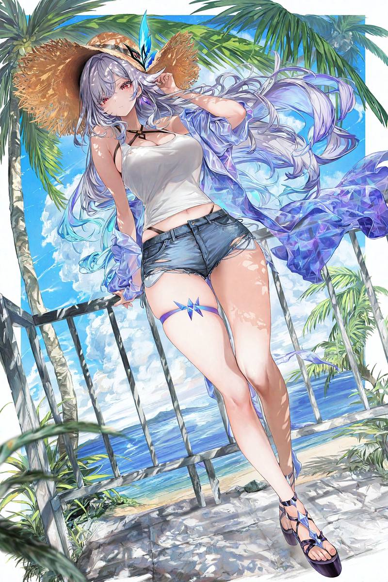 This is a pixiv picture whose title is スカーク師匠 👒🌴.