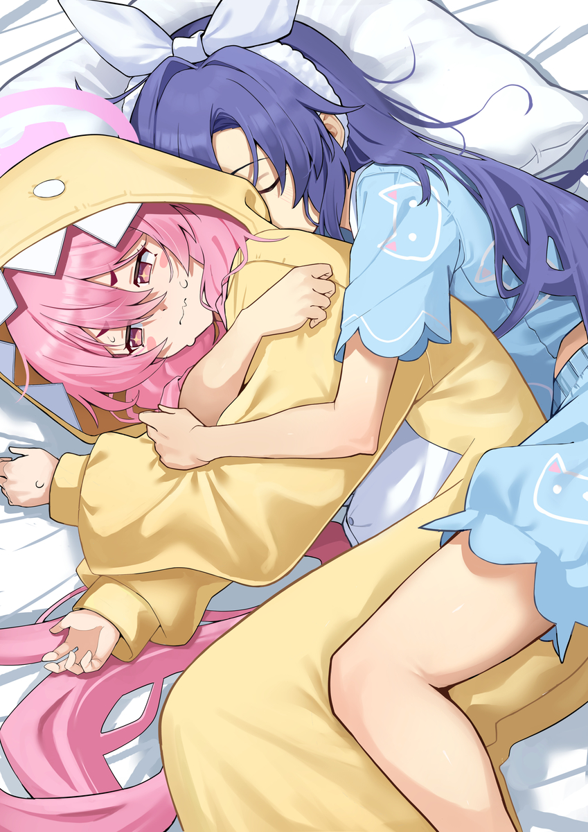 This is a pixiv picture whose title is 抱きコユキ.