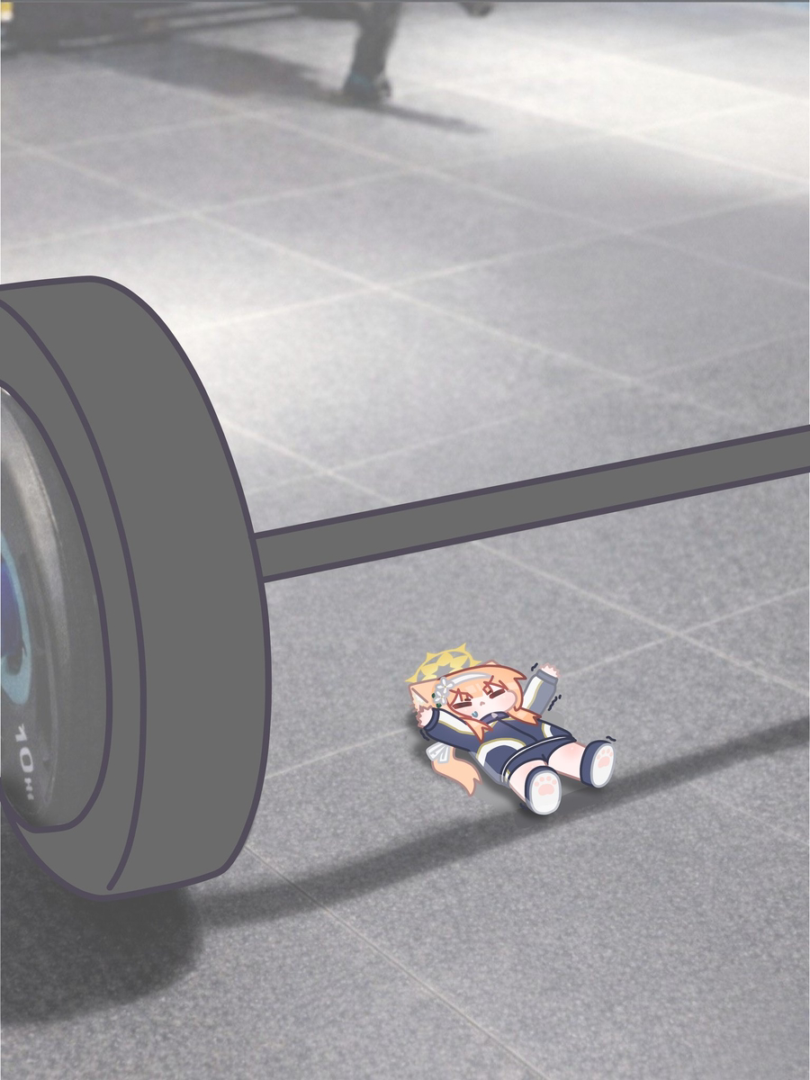This is a pixiv picture whose title is exercise.