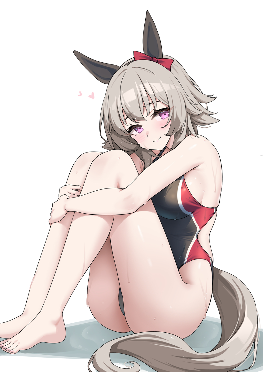 This is a pixiv picture whose title is 競泳チャン.