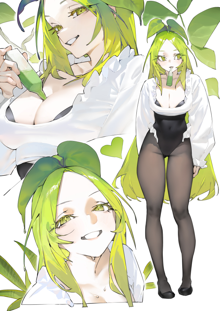 This is a pixiv picture whose title is 葉2.