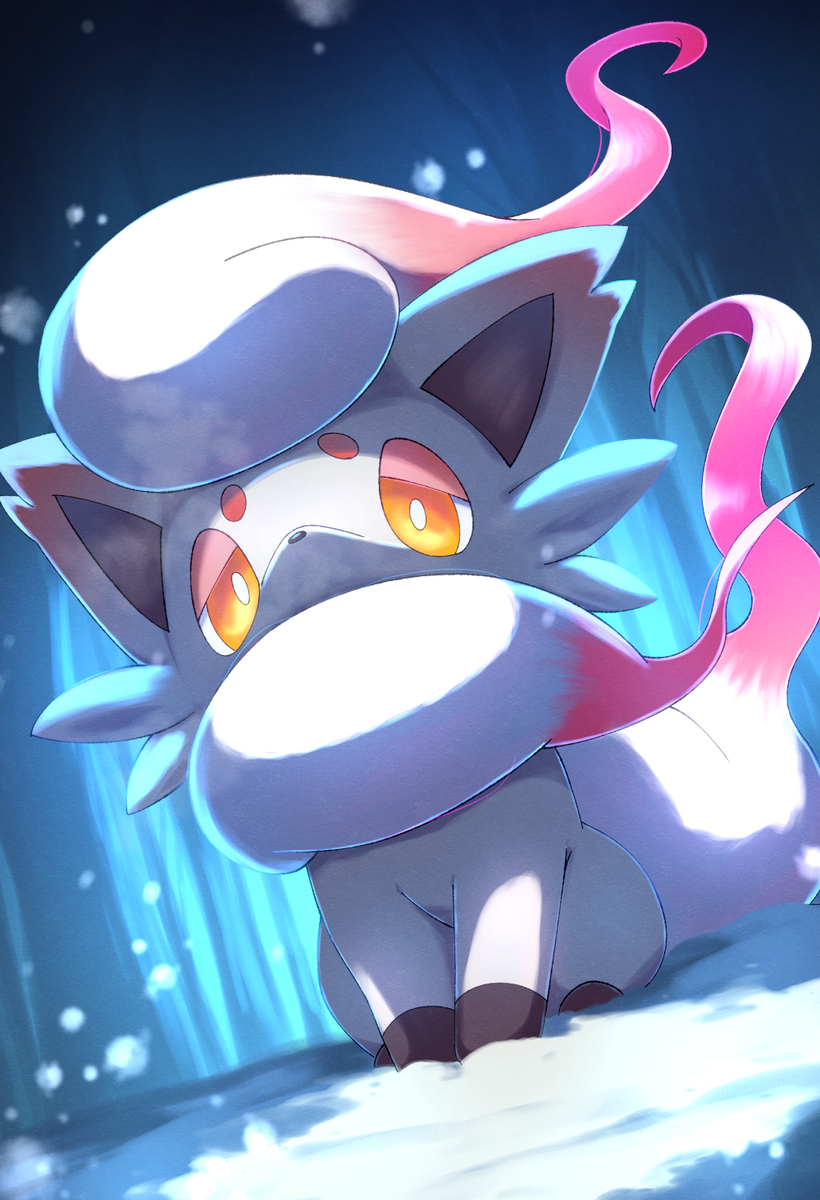 This is a pixiv picture whose title is ヒスイゾロア.