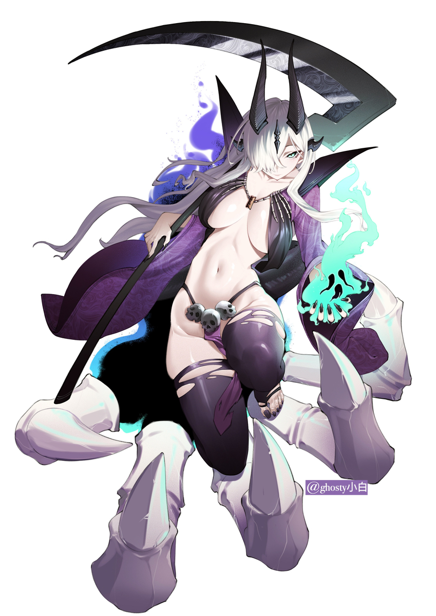 This is a pixiv picture whose title is 死芒-亡灵契约师.