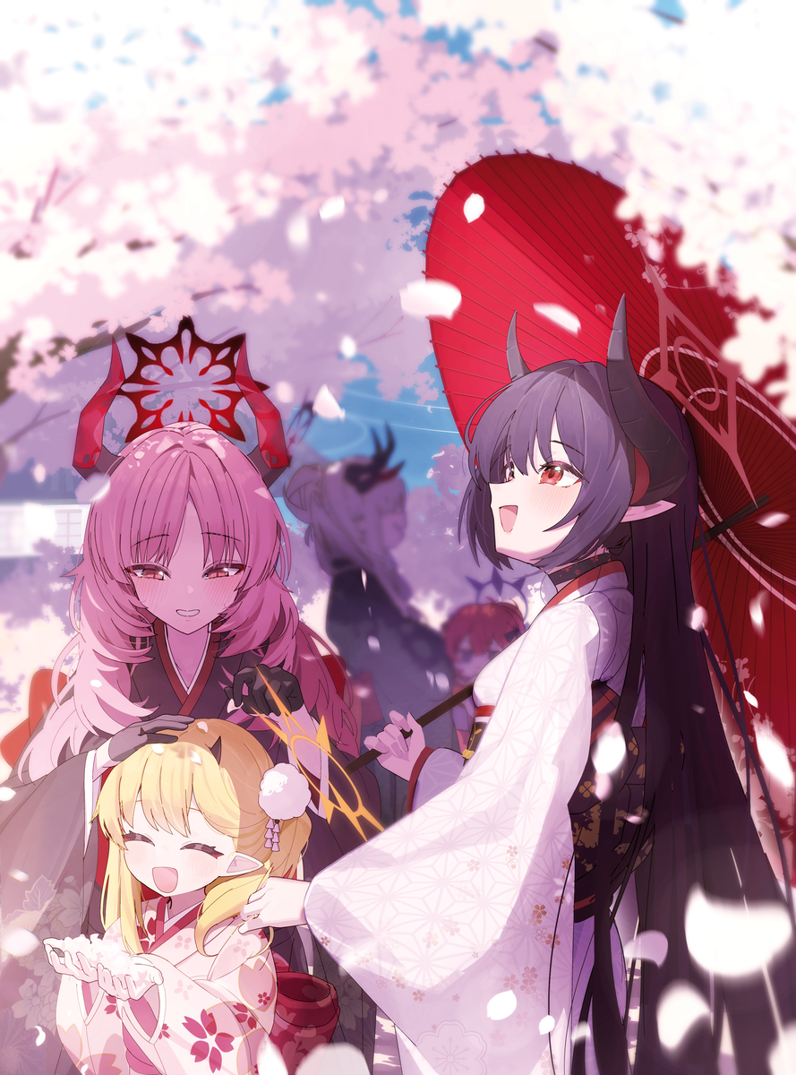 This is a pixiv picture whose title is 万魔殿の春.