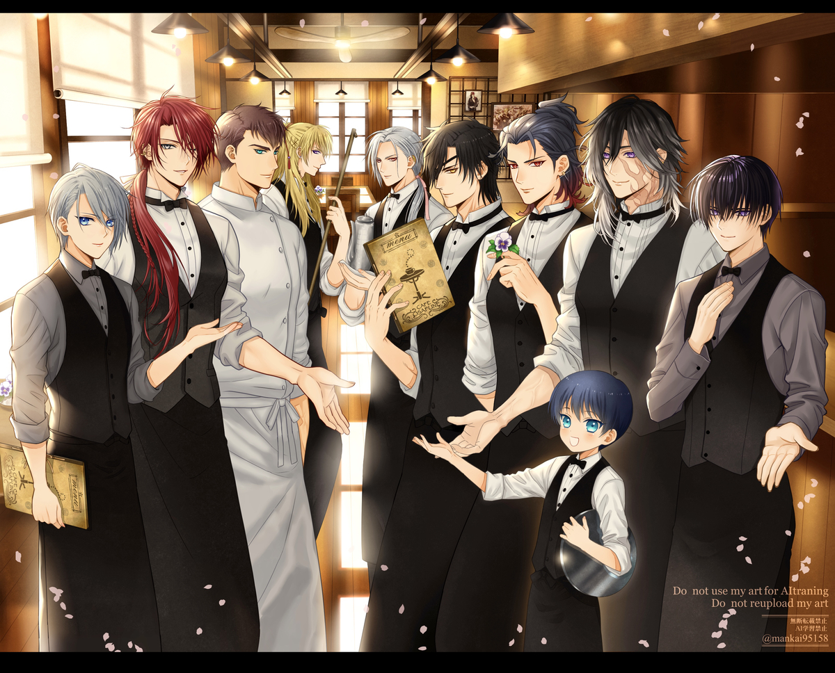 This is a pixiv picture whose title is CAFE OSAFUNE.