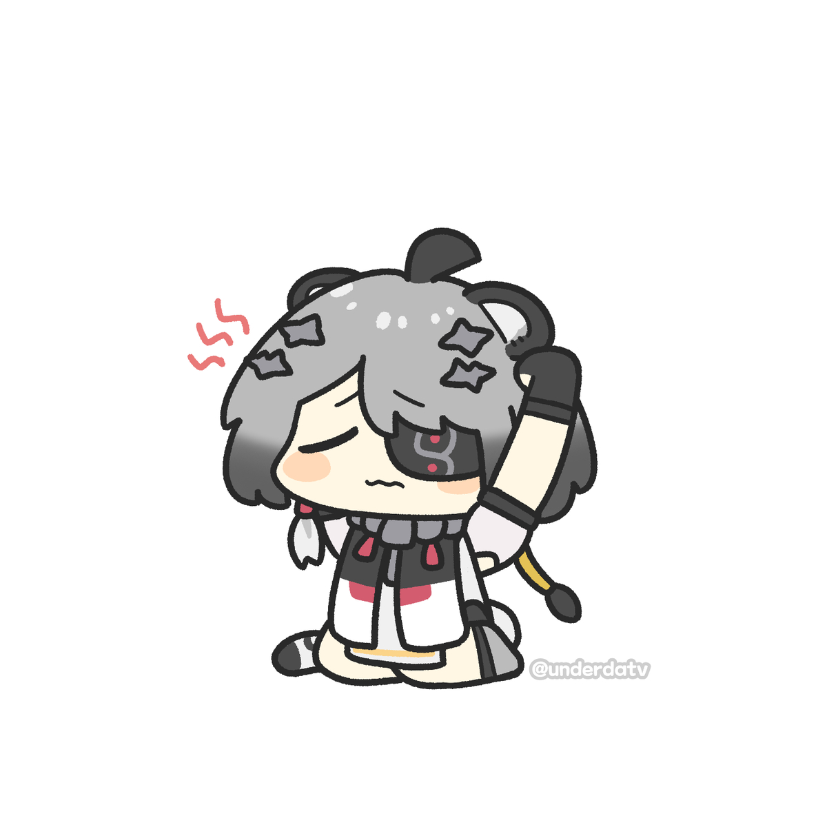 This is a pixiv picture whose title is 벌서는 탕탕이.