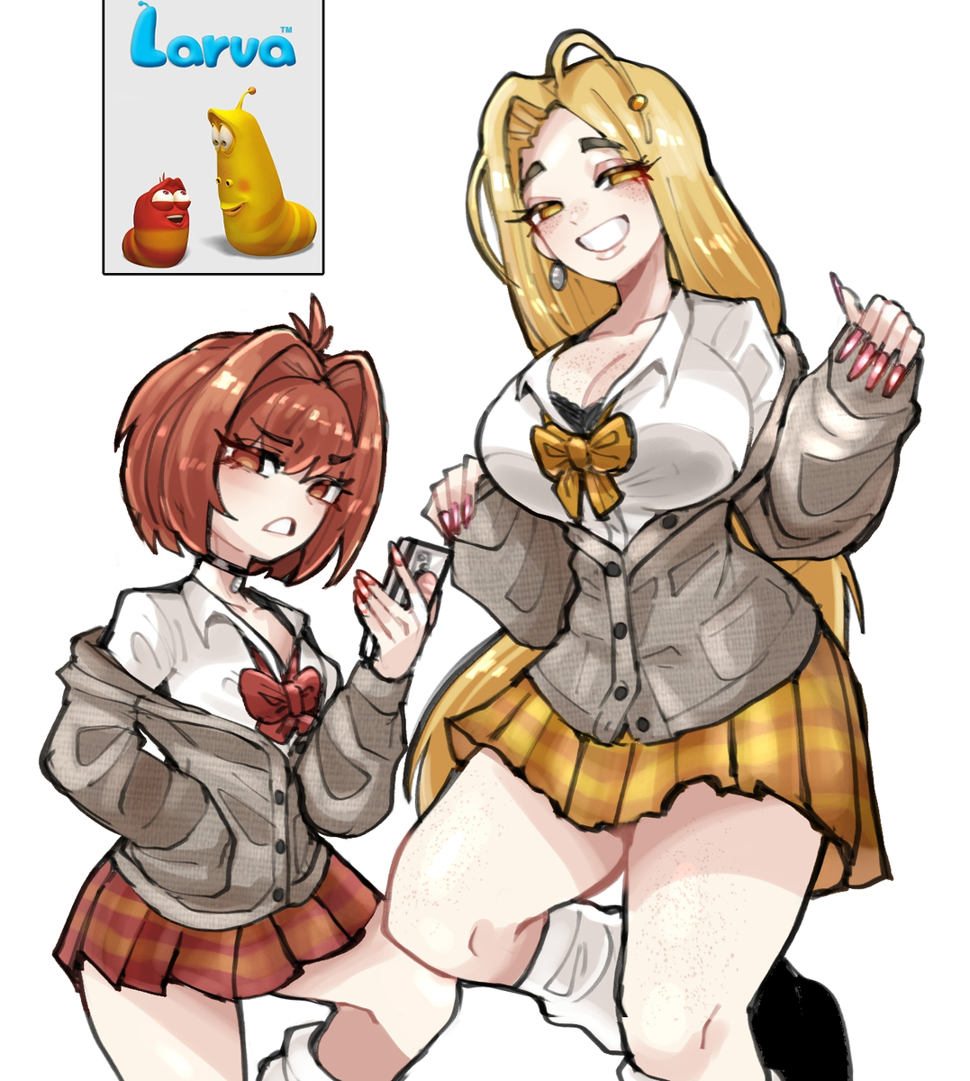This is a pixiv picture whose title is 라바.