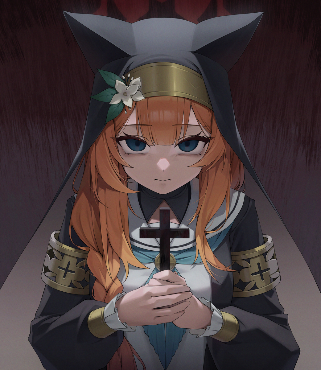 This is a pixiv picture whose title is 堕天使.