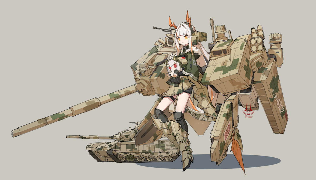 This is a pixiv picture whose title is ZTZ99B.