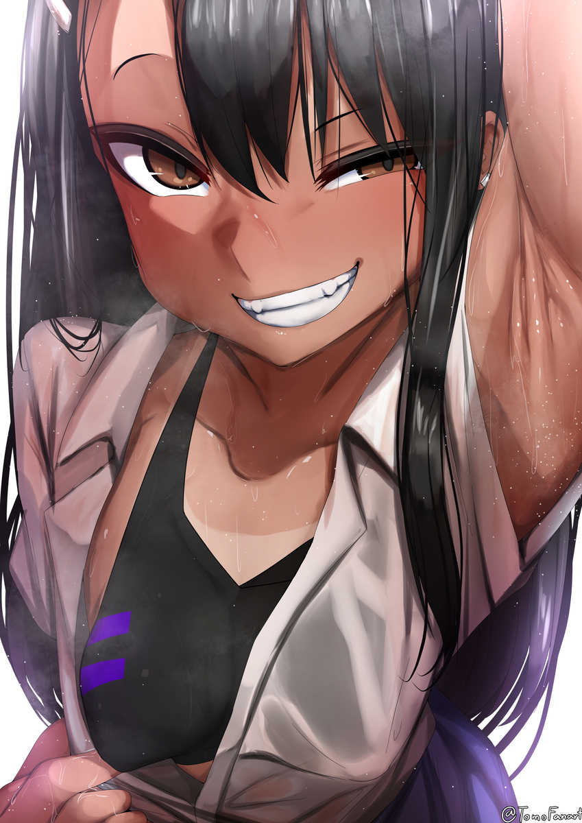 This is a pixiv picture whose title is Nagatoro(^///^).