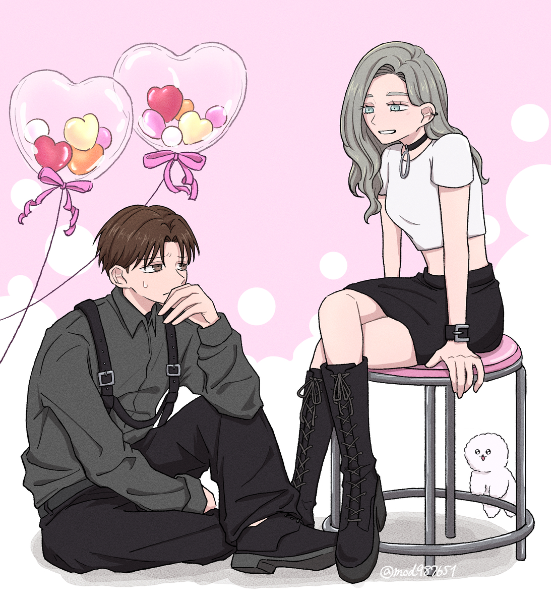 This is a pixiv picture whose title is 正反対な君と僕 #5.