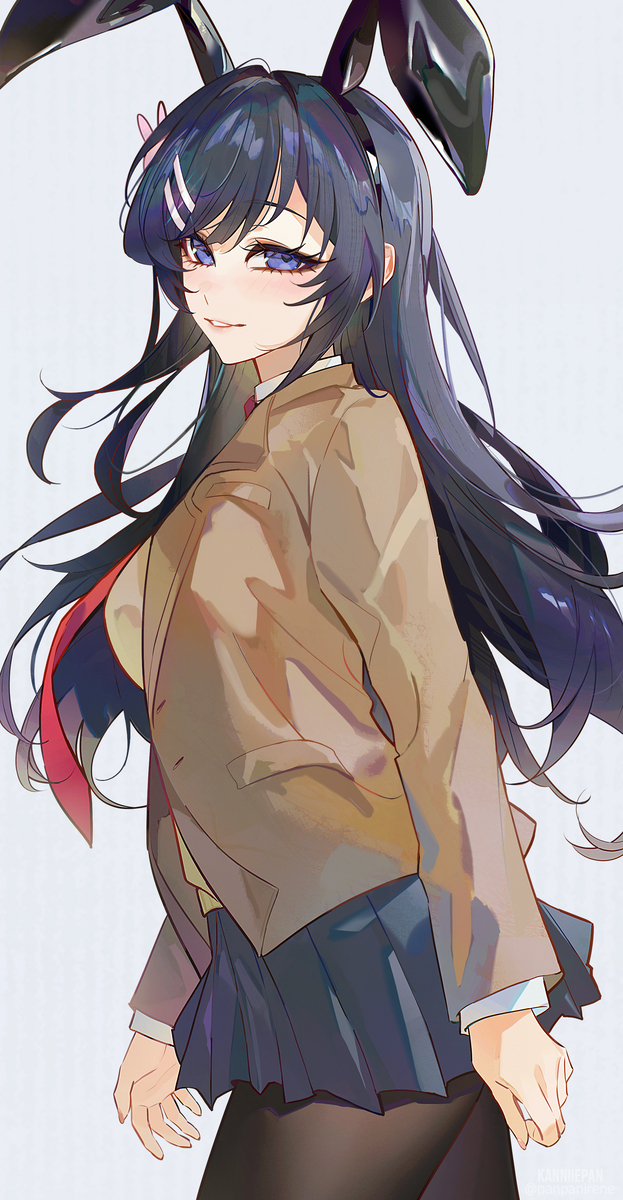 This is a pixiv picture whose title is mai sakurajima.