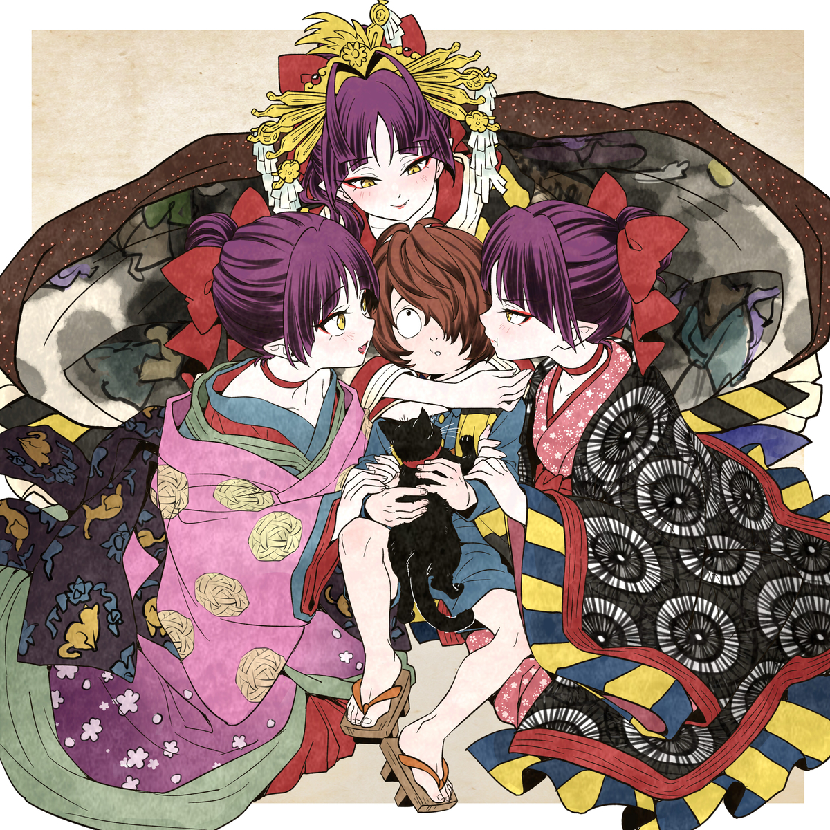This is a pixiv picture whose title is キタネコまとめ㉗.