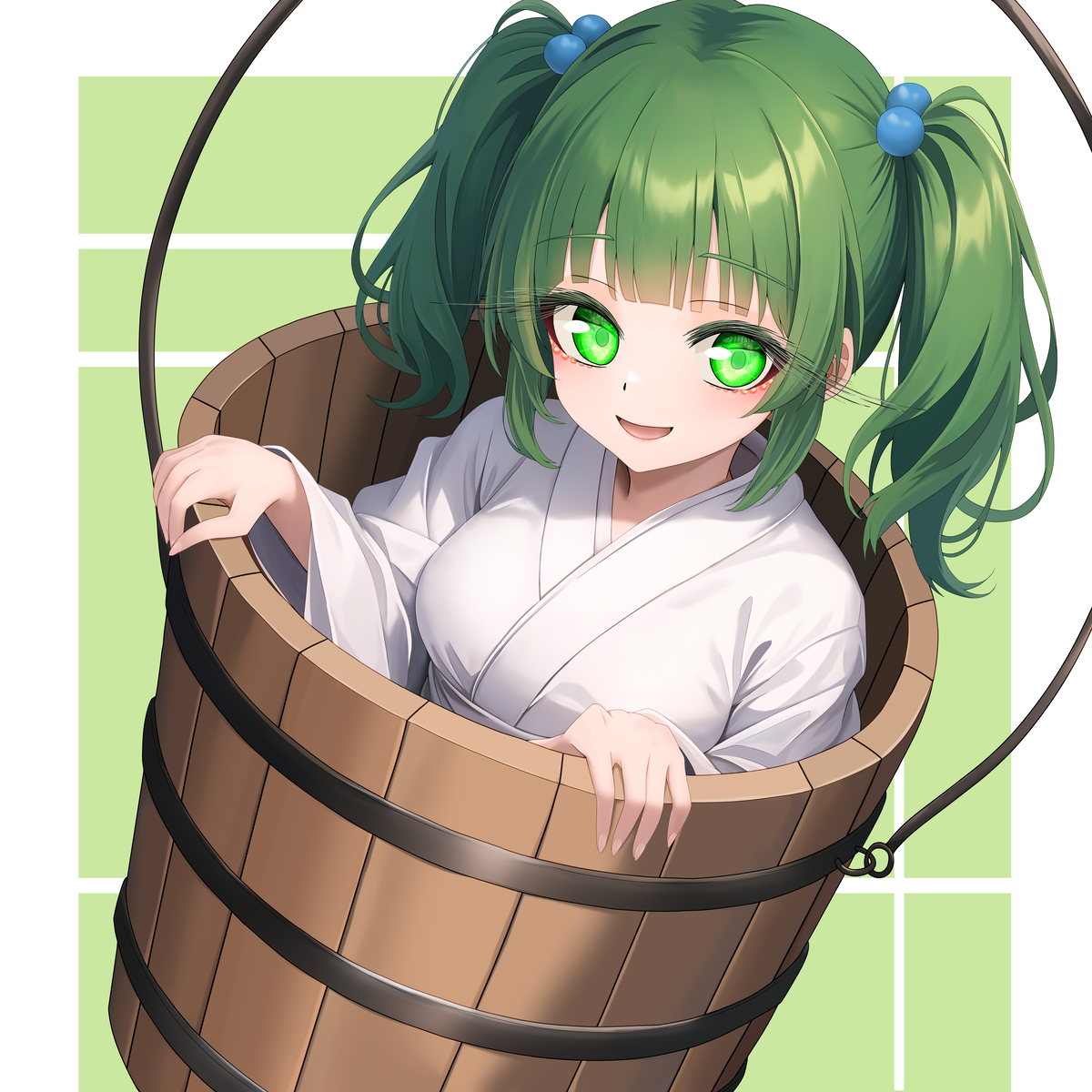 This is a pixiv picture whose title is キスメちゃん.