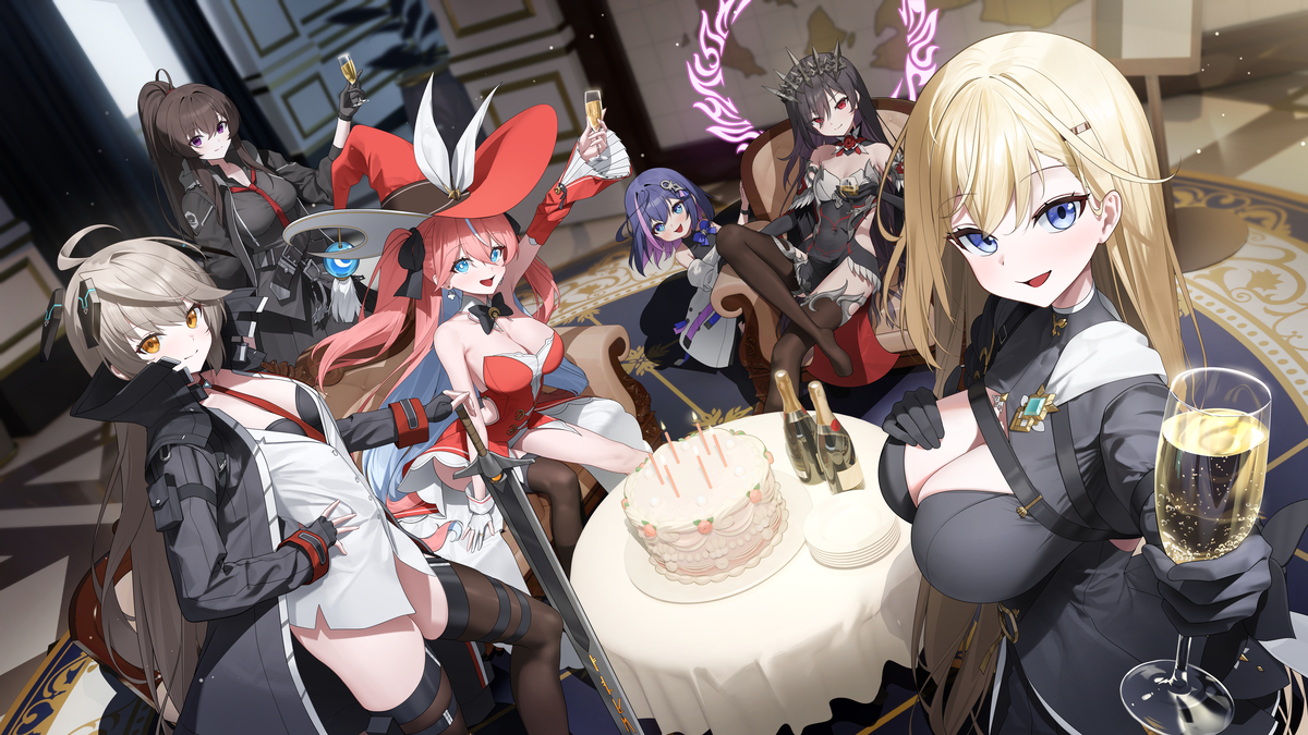 This is a pixiv picture whose title is Starsavior×Counterside collabo.