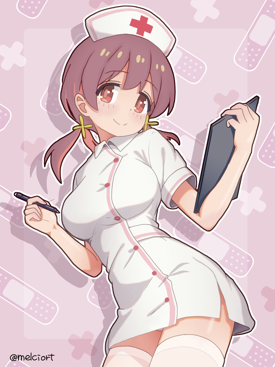 This is a pixiv picture whose title is ナースなみよちゃん.