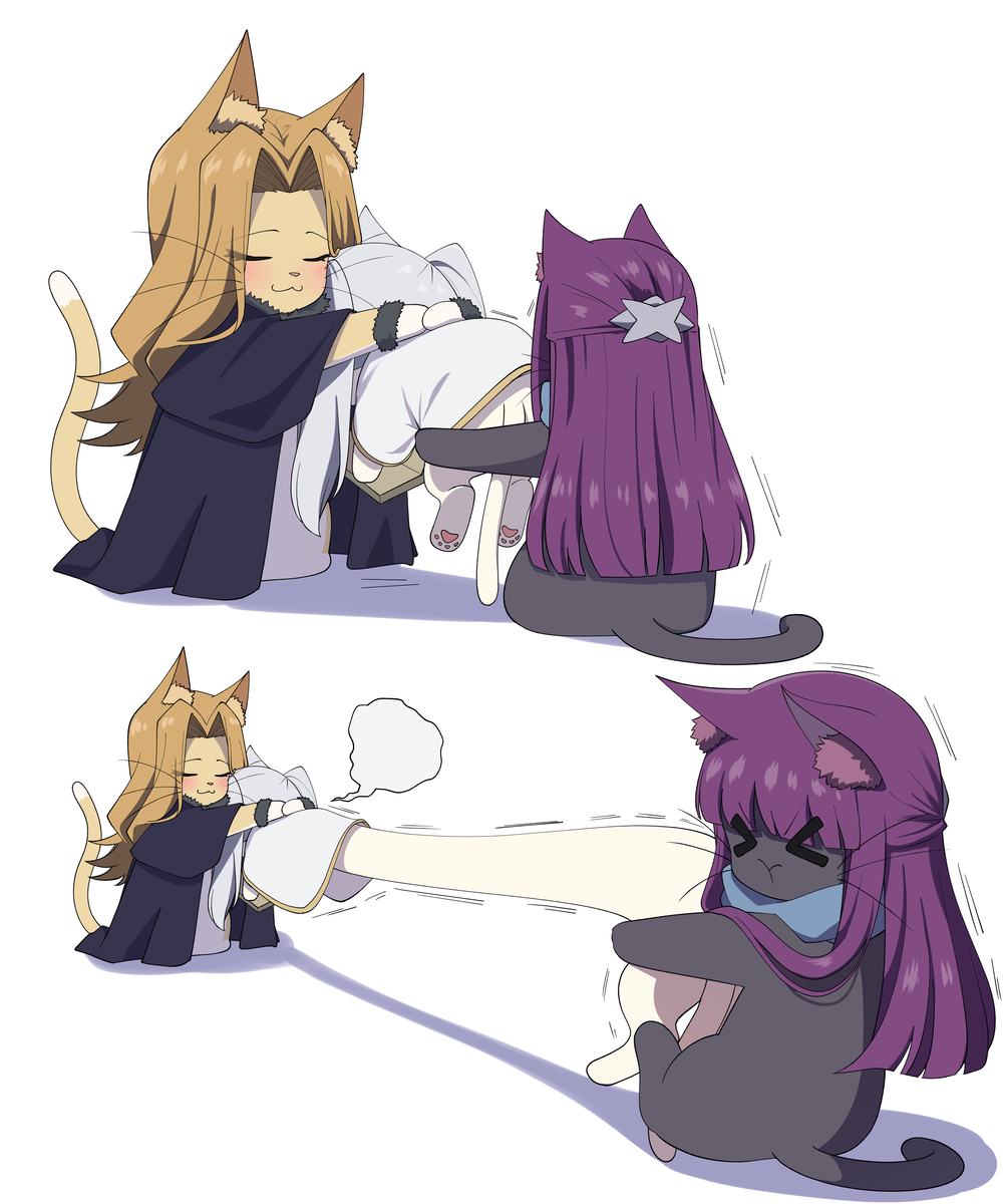 This is a pixiv picture whose title is 🐱🐱🧀🐱.