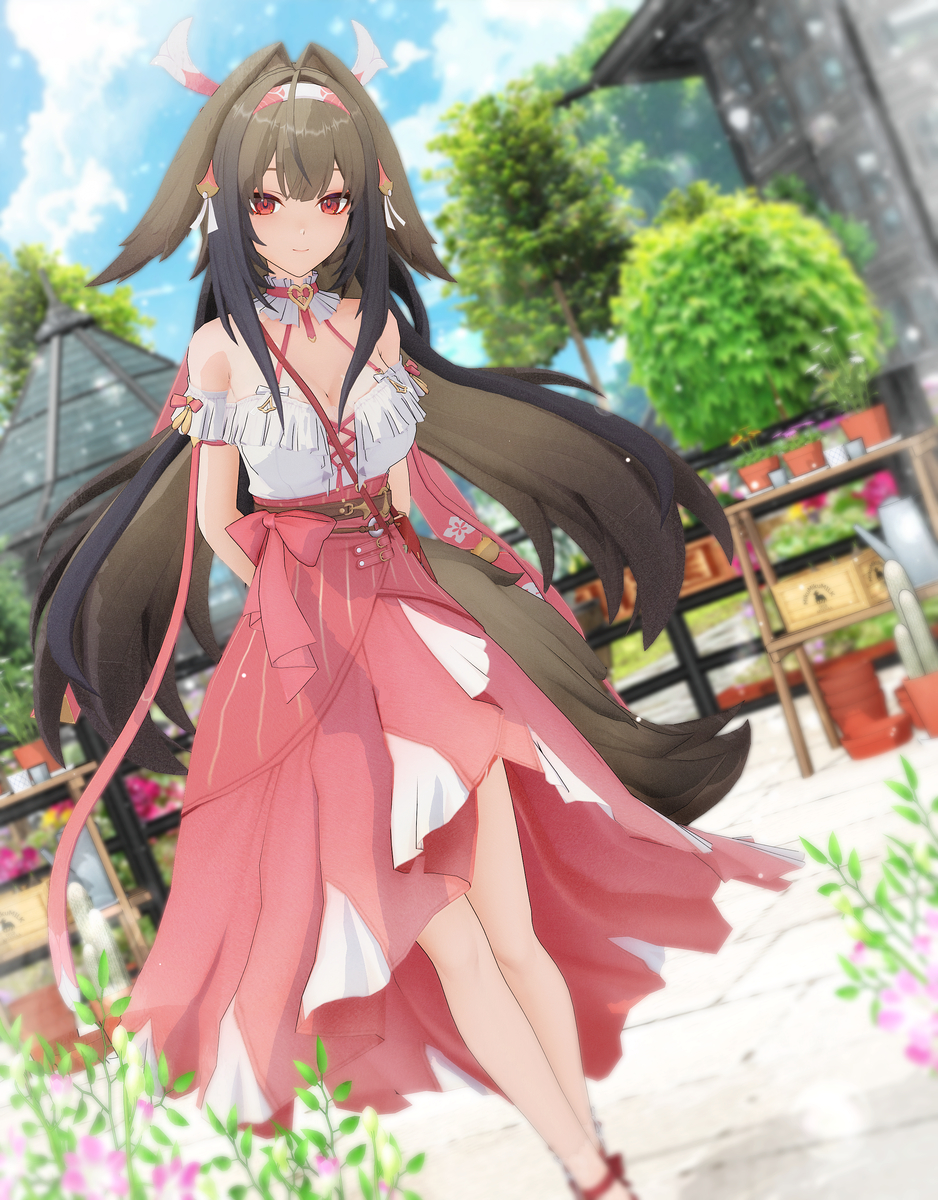 This is a pixiv picture whose title is 【MMD ゼンゼロ】葉瞬光さん.