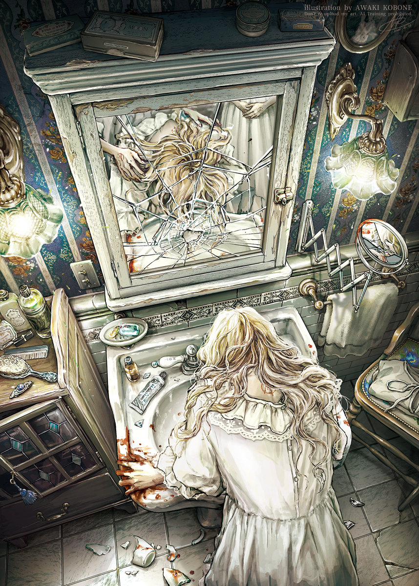 This is a pixiv picture whose title is 忘恩の花嫁.