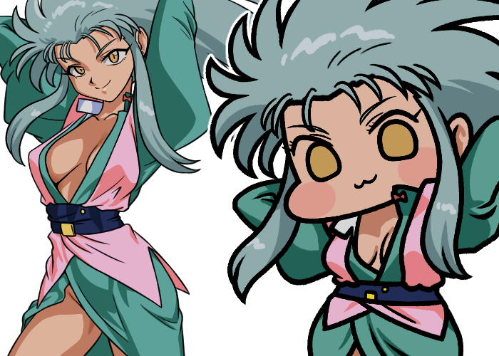 This is a pixiv picture whose title is 魎呼.