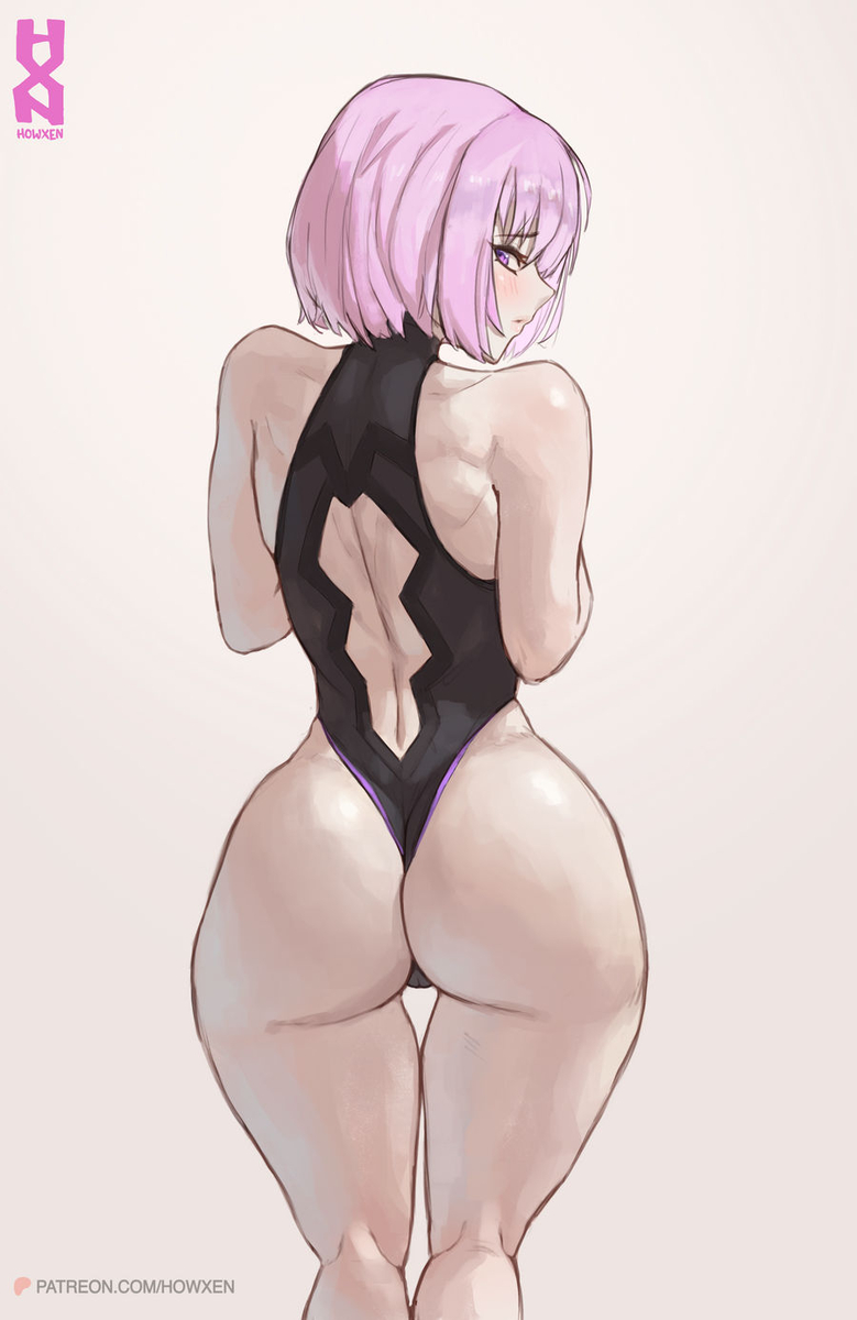 This is a pixiv picture whose title is Mash Kyrielight [FGO].