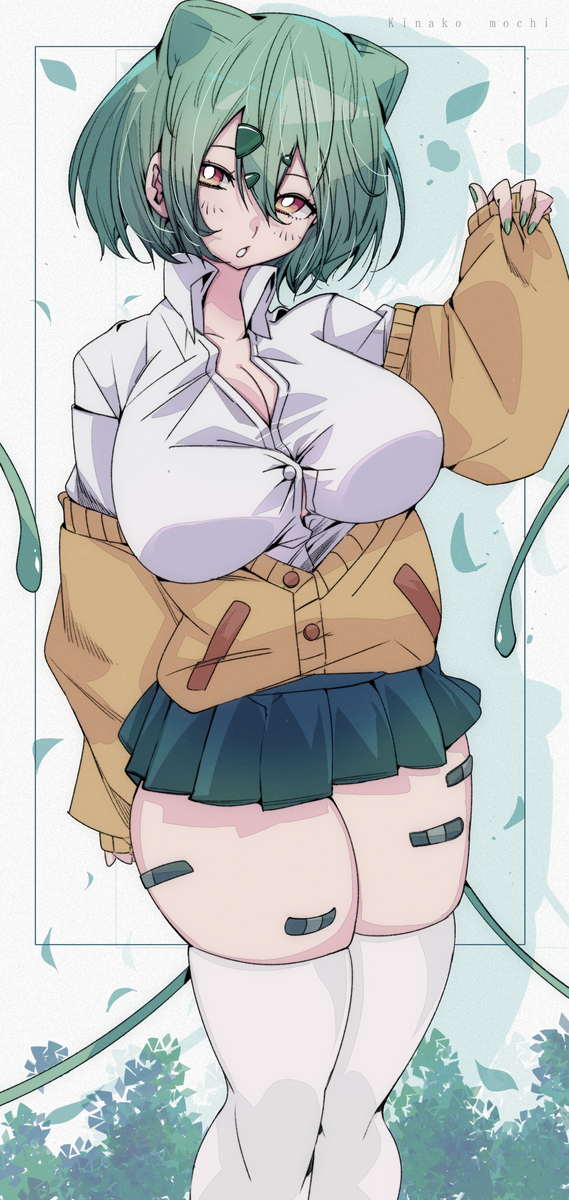 This is a pixiv picture whose title is ぽこあポケモン【ギャルフシギダネ/ポケ擬🌱🍀】.
