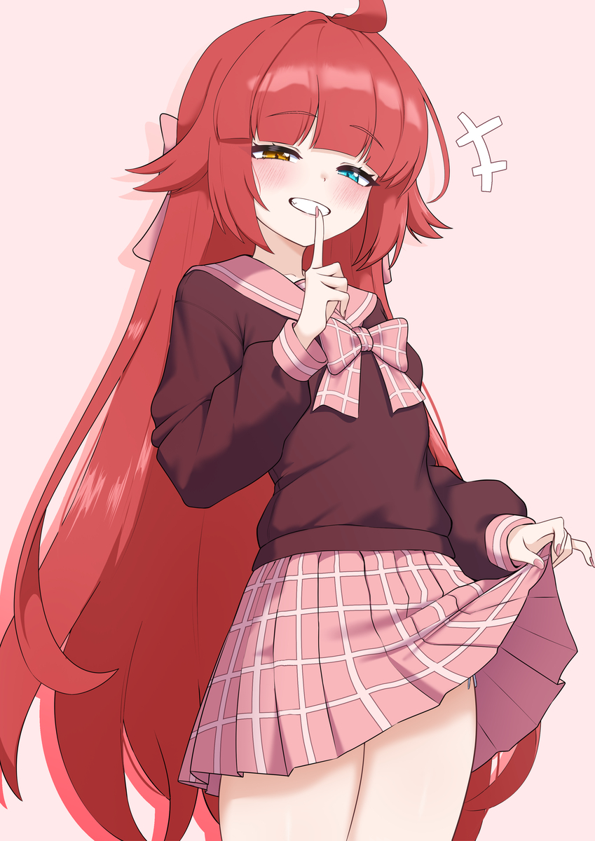 This is a pixiv picture whose title is 制服カリーン.