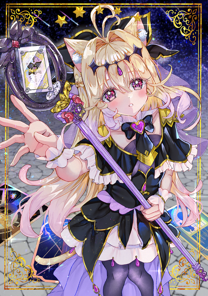 This is a pixiv picture whose title is 星影に導かれて.