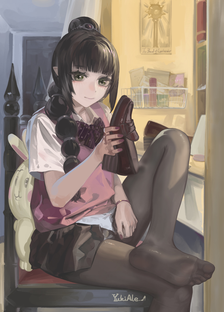 This is a pixiv picture whose title is Shadow-heart jk ver.
