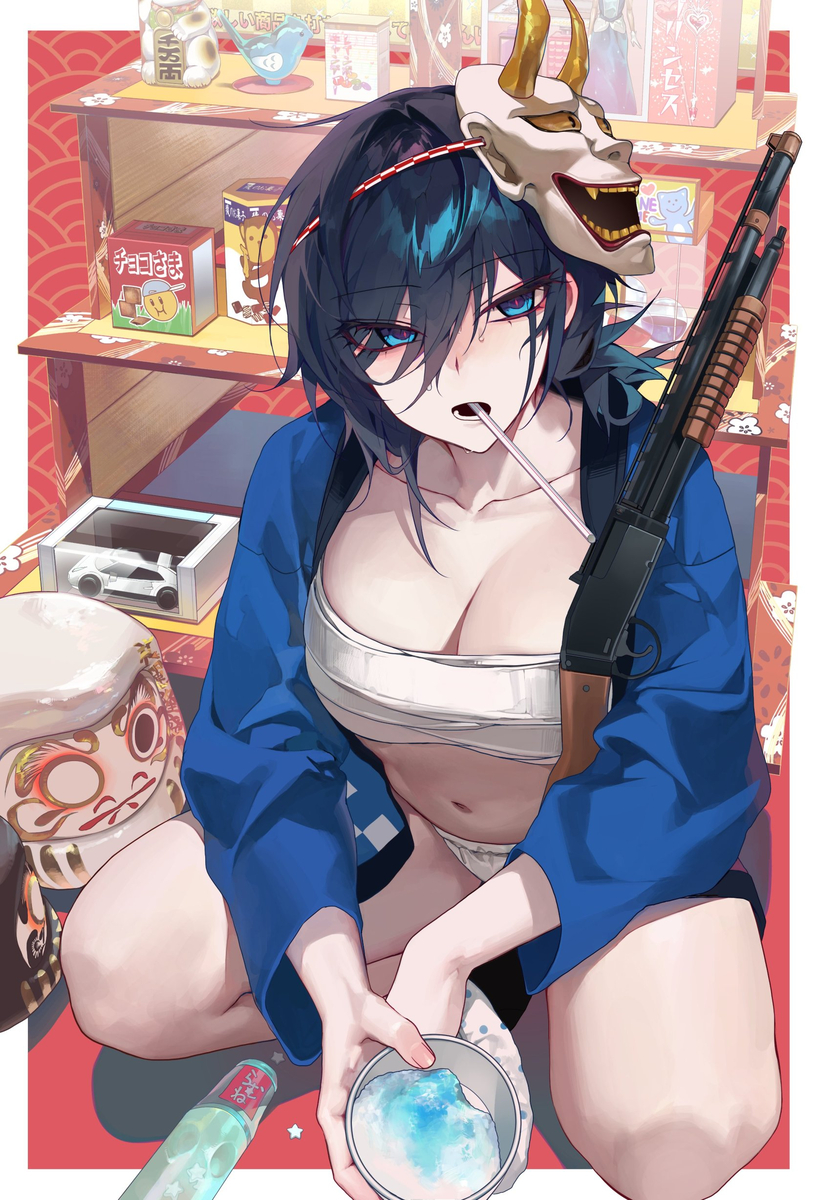 This is a pixiv picture whose title is 「次は何しよっかなぁ」.