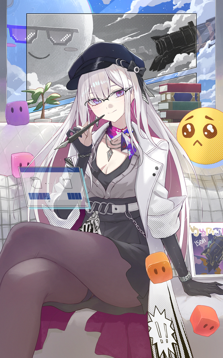 This is a pixiv picture whose title is 虚照.