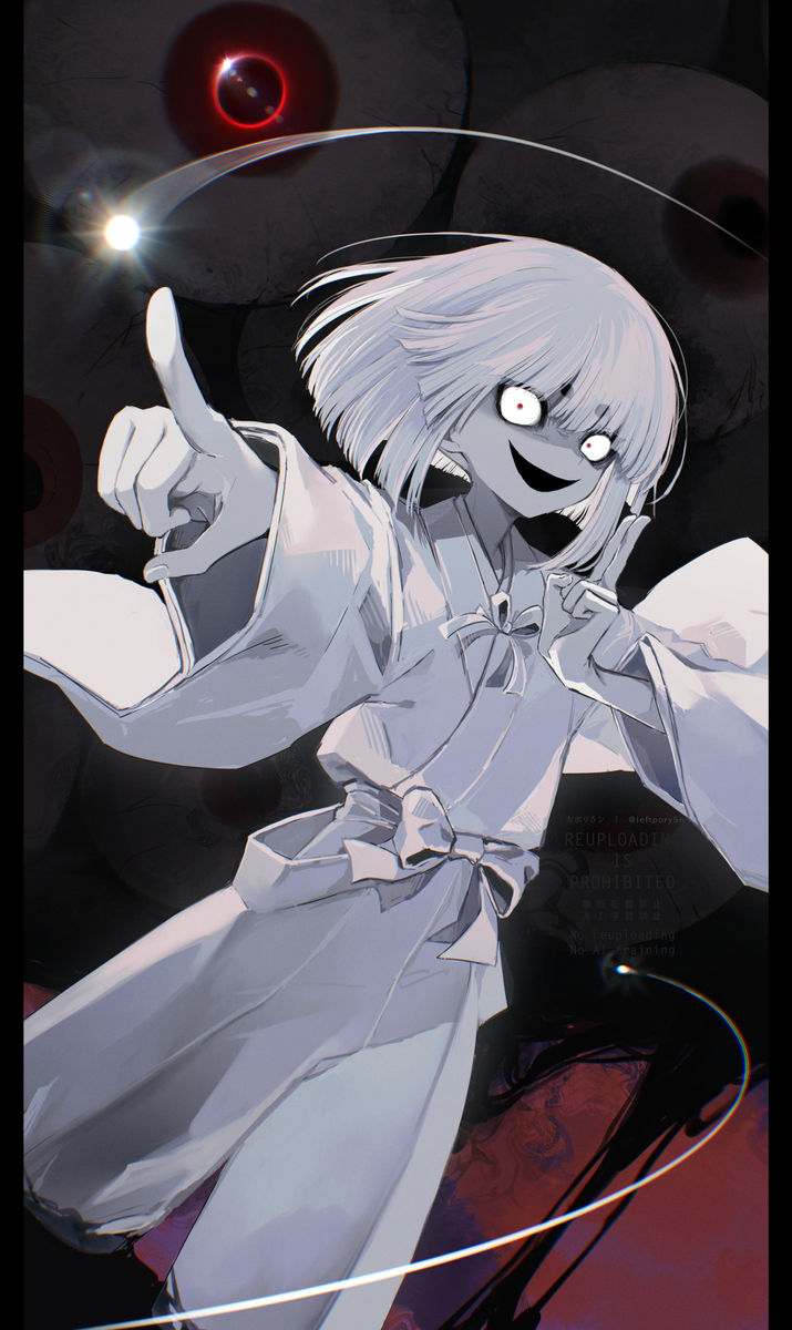 This is a pixiv picture whose title is 凶神.