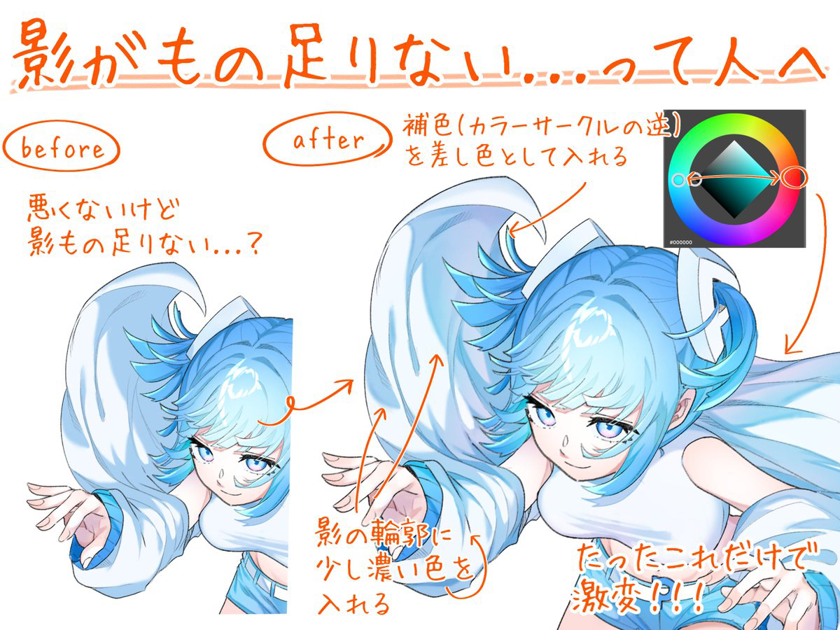 This is a pixiv picture whose title is 影が物足りない...って人へ.