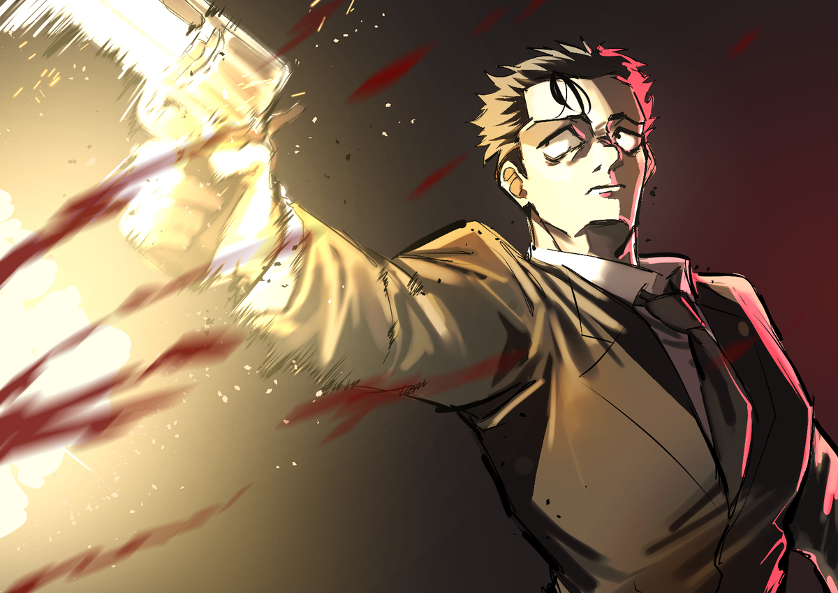 This is a pixiv picture whose title is レクイエムをぶっ放す日車.