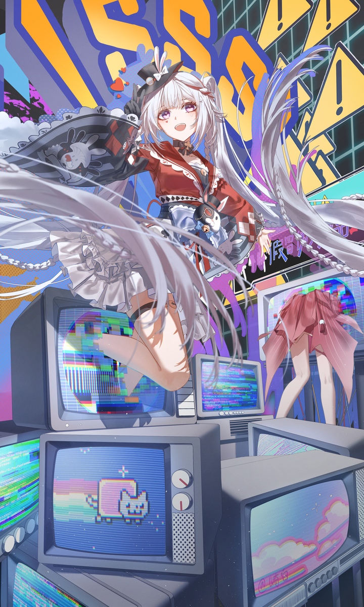 This is a pixiv picture whose title is 火花.